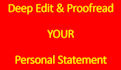 edit your personal statement or statement of purpose