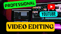 do professional youtube video editing today