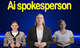 make ai spokesperson video with human avator for business