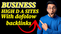 do website optimization backlinks service with high da sites