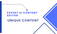 do professional ai content editing within few hours