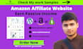 create an auto pilot amazon affiliate website with auto blog