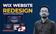 redesign wix website, wix website redesign, wix redesign, wix website design