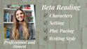 beta read your book thoroughly and promptly