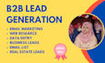 do targeted lead generation and data entry