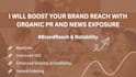 boost your brand reach with organic PR and news exposure