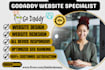 design professional godaddy website godaddy ecommerce website redesign godaddy