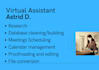 be your reliable and professional virtual assistant