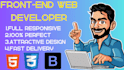 your frontend developer in HTML, CSS, js, bootstarp
