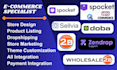 design ecommerce website doba, wholesale2b, spocket, zendrop, sellvia, temu