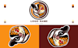 create modern football logo