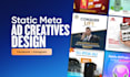 design static meta ad creatives for facebook and instagram