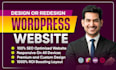 be website builder for wordpress website design or wordpress website development