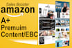 design amazon a plus content and a plus premium content