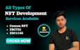 create nft contract erc721 erc1155  erc721a minting dapp nft staking
