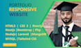 develop personal portfolio website and business website