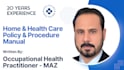 develop health care and day care policy, procedure manual