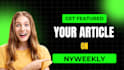 publish your article on nyweekly,com