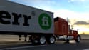 make semi truck logo reveal intro