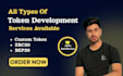 create erc20 bep20 trc20 and custom token smart contract