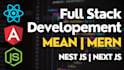 develop mern mean full stack web application using react angular next js