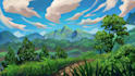 animate 2d nature backgrounds for lofi videos