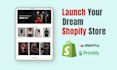 setup shopify print on demand store with printful , printify