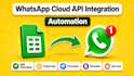 connect or integrate whatsapp API into google sheet