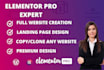 convert figma, PSD design to wordpress using elementor pro