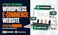 design wordpress  ecommerce website or redesign wordpress ecommerce store
