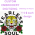 custom embroidery dst pes