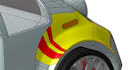 put the 3d foil on the vehicle with catia v5