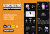 be ur frontend web developer in HTML CSS javascript and react