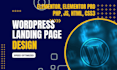 build redesign wordpress website landing page