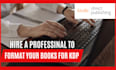 format your paperback and ebooks for KDP