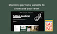 create a stunning portfolio website to showcase your work
