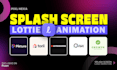create lottie json logo animation for app splash screen
