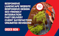 design responsive landscape website that will boost sales with great contents
