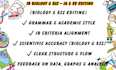 provide expert feedback on ib dp biology ia and ee