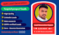 be doing b2b lead generation and emailing out via linked