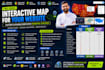 create an interactive map for your website with custom clickable markers