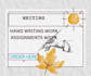 be your handwriting and assignment jobs for you