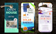 create door hanger design within 6 hours