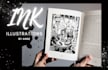 create beautiful hand drawn ink illustrations for you