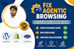 fix page speed insights agentic browsing issues