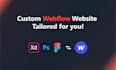 design and develop a custom webflow website