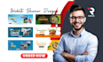 do web banner spotify artiste banner website header design banner ads
