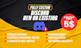 build a custom discord server within 12 hours