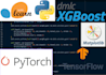 develop ml models with tensorflow, pytorch or sklearn for tabular or image data