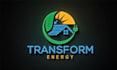 create modern power soler plan energy electrical logo